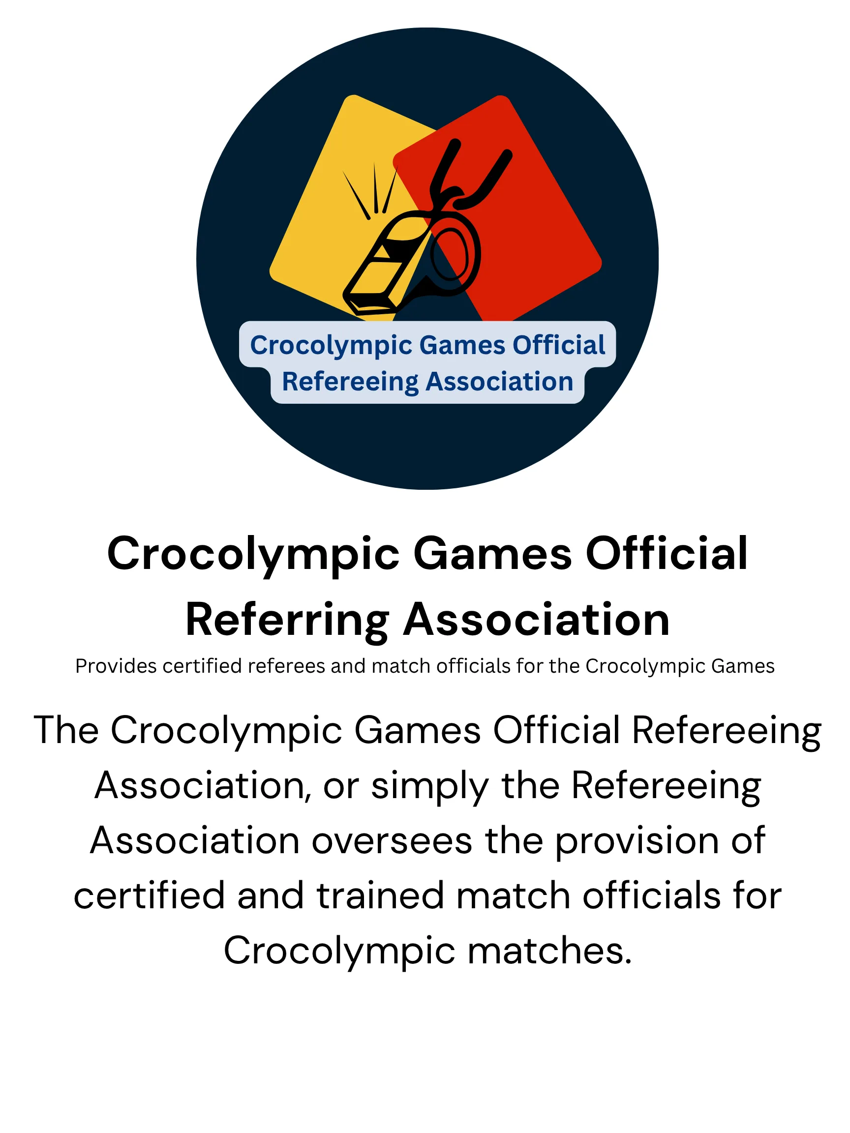 Crocolympic Department 8 - Sports Medicine